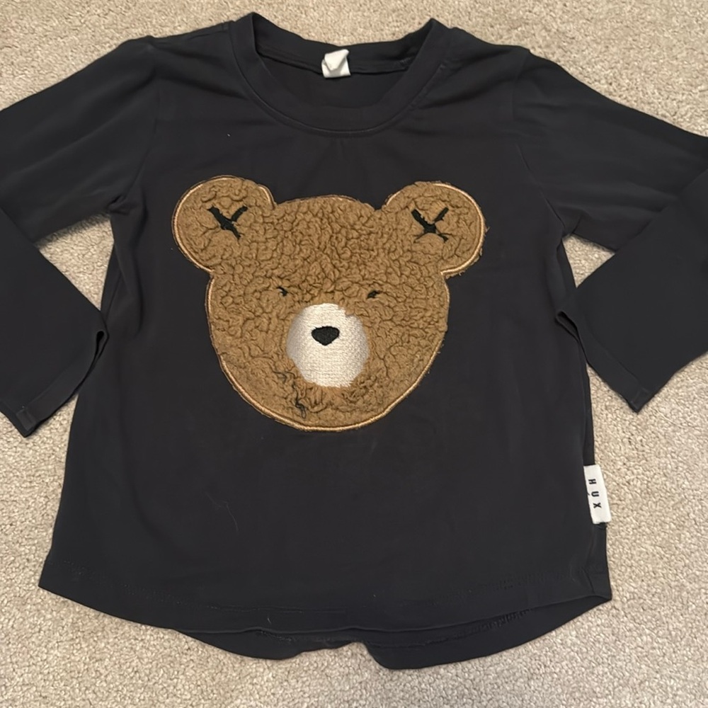 HUX BABY Furry Bear Shirt